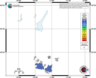 Mappa MCS - territori comuni