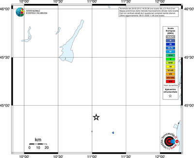 Mappa EMS - territori località