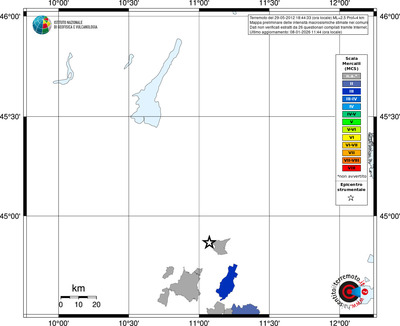 Mappa MCS - territori comuni