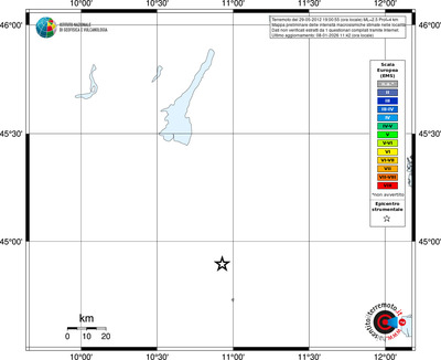 Mappa EMS - territori località