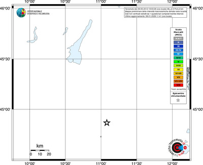 Mappa MCS - territori località