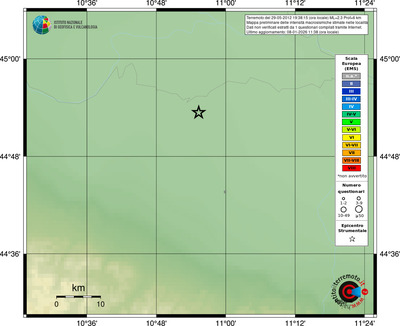 Mappa EMS - località