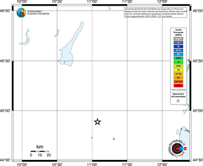 Mappa EMS - territori località