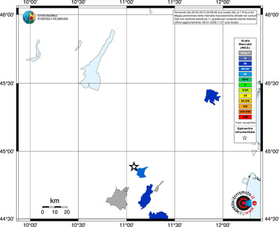 Mappa MCS - territori comuni