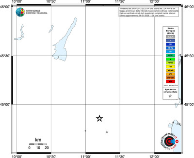Mappa EMS - territori località
