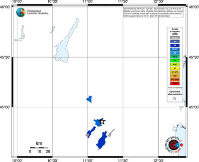 Mappa EMS - territori comuni