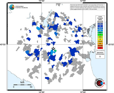 Mappa EMS - territori comuni