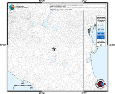Mappa territorio comunale con almeno 3 questionari