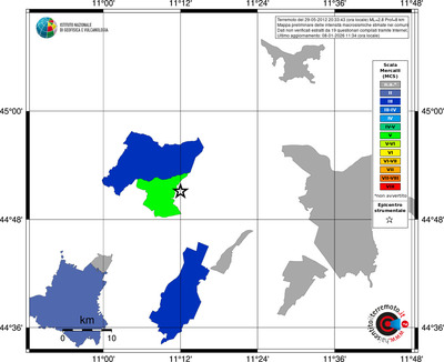 Mappa MCS - territori comuni