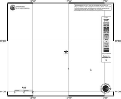 Mappa MCS - territori località
