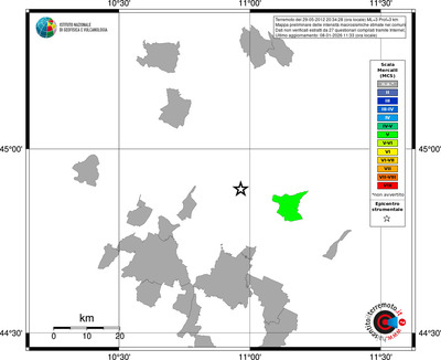 Mappa MCS - territori comuni