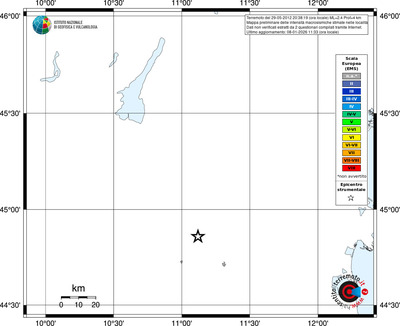Mappa EMS - territori località