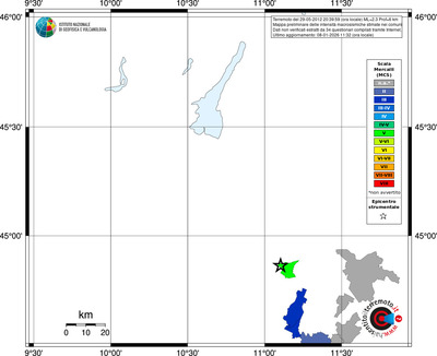 Mappa MCS - territori comuni