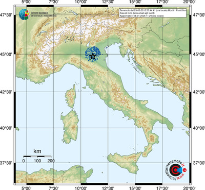 Area di invio delle email agli iscritti