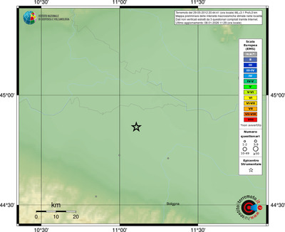 Mappa EMS - località