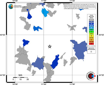 Mappa MCS - territori comuni