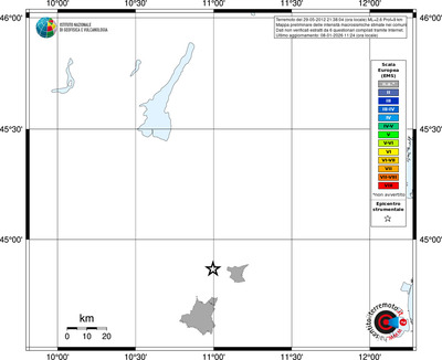 Mappa EMS - territori comuni