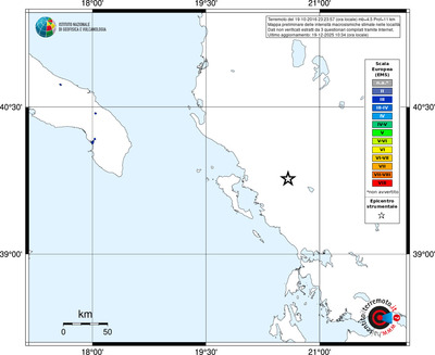 Mappa EMS - territori località