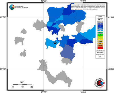 Mappa MCS - territori comuni