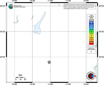 Mappa EMS - territori località