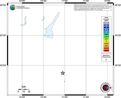 Mappa EMS - territori località