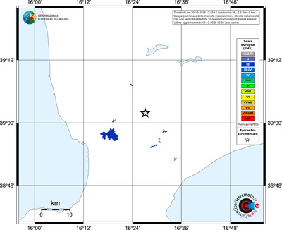 Mappa EMS - territori località