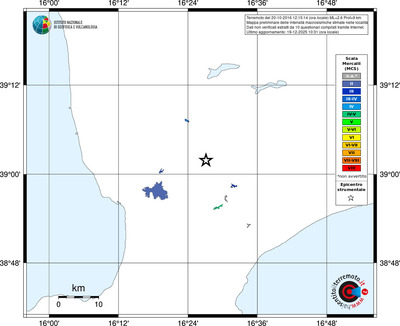 Mappa MCS - territori località