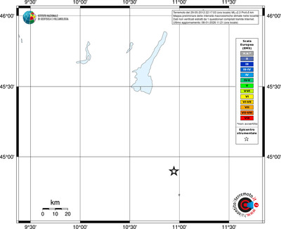 Mappa EMS - territori località