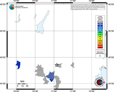 Mappa MCS - territori comuni