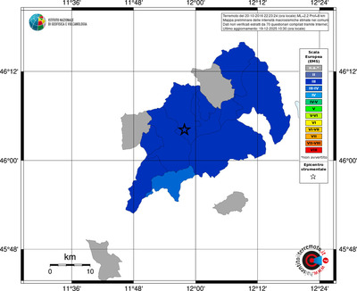 Mappa EMS - territori comuni