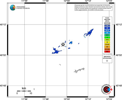 Mappa MCS - territori località