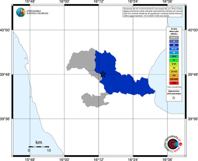 Mappa MCS - territori comuni