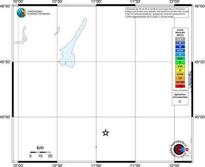 Mappa MCS - territori località