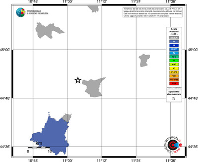 Mappa MCS - territori comuni
