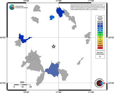 Mappa MCS - territori comuni