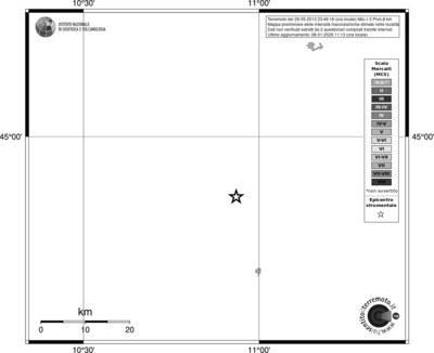 Mappa MCS - territori località