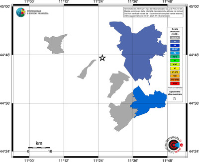 Mappa MCS - territori comuni