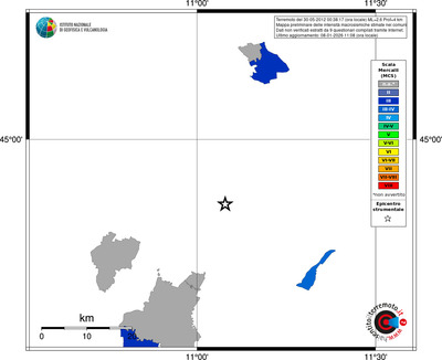 Mappa MCS - territori comuni