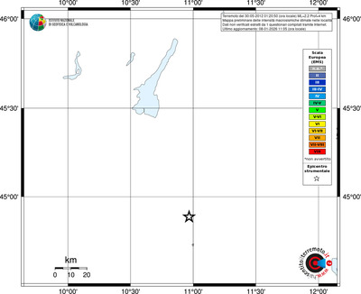 Mappa EMS - territori località