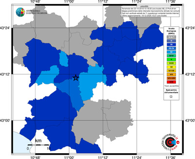 Mappa EMS - territori comuni