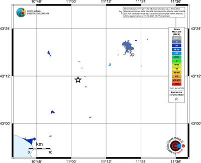 Mappa MCS - territori località