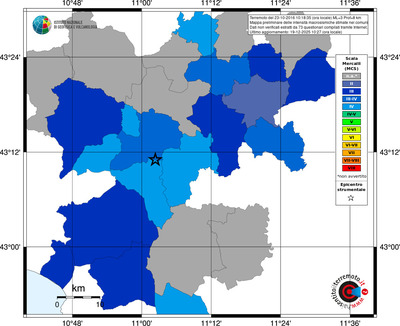 Mappa MCS - territori comuni