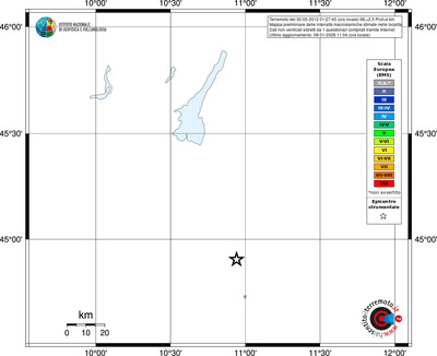 Mappa EMS - territori località