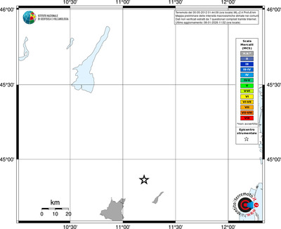 Mappa MCS - territori comuni