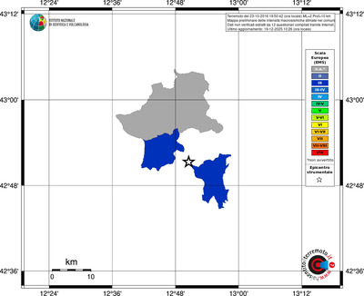 Mappa EMS - territori comuni