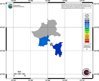 Mappa MCS - territori comuni