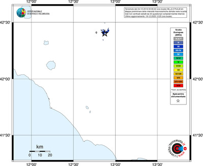 Mappa EMS - territori località
