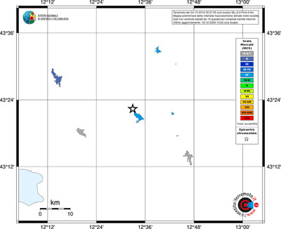 Mappa MCS - territori località