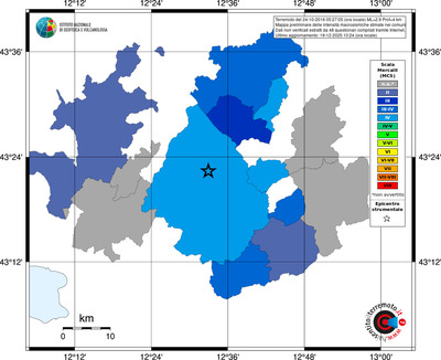 Mappa MCS - territori comuni