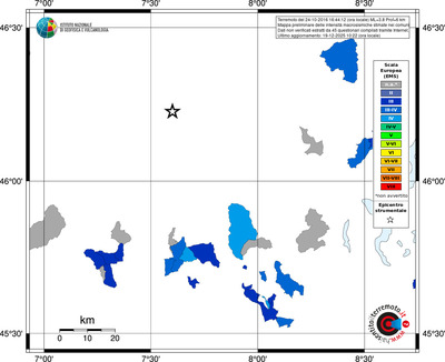 Mappa EMS - territori comuni